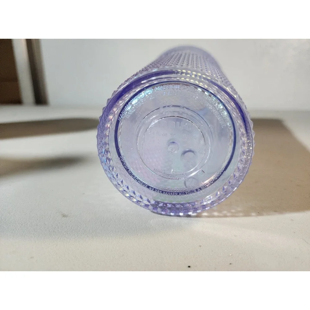 2023 Starbucks Clear Iridescent Unicorn Studded Venti 24oz Cold Cup Tumbler New
